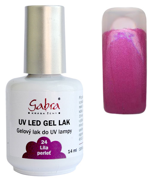 UV gel lak GABRA 24 lila perleť 14 ml | NEHTOVÁ MODELÁŽ - Gel laky UV gel lak GABRA 24 lila perleť 14 ml | NEHTOVÁ MODELÁŽ - Gel laky